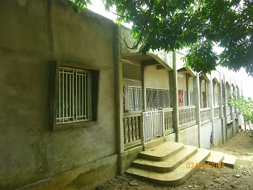 2014 Side view of the School building with entrance to administrative section